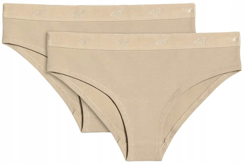 Набор трусов женские 4F 2 шт 4FWMM00UPTSF039-83S M бежевый