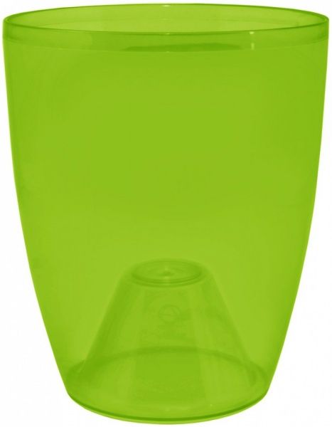 Кашпо пластикове Алеана Орхідея круглий 1,8л яскраво-зелений (113094) 