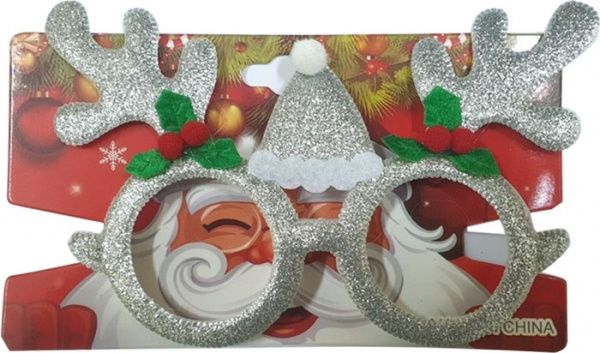 Окуляри карнавальні ПіонеR 91988-PN срібний 