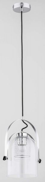 Підвіс ALFA Garanti Glass 1x60 Вт E27 хром 60656 