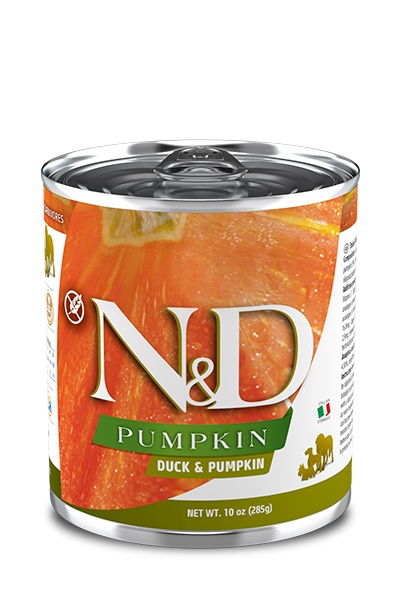 Консерва Farmina N&D Grain Free PUMPKIN DUCK ADULT ALL BREEDS беззерновой с тыквой и уткой 285 г — фото 1