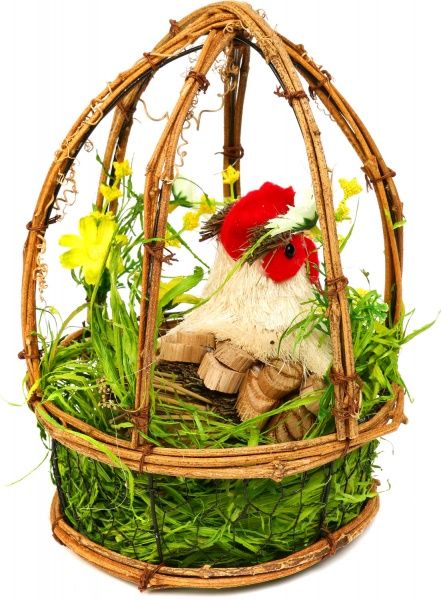 Декорация пасхальная Курица на гнезде C739383B