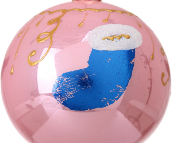 Шар новогодний мульти d 80 мм в ассортименте