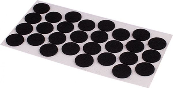 Самоклейка для ножек d-28 мм черная 28 шт.