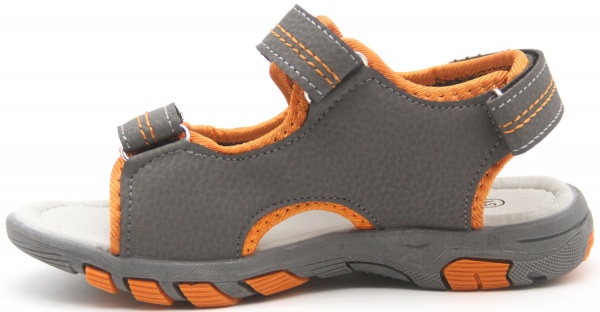 Сандалі для хлопчика р.31 сірий із помаранчевим UTSH-SK4012/orng/31 