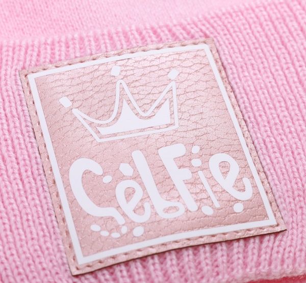 Шапочка детская для девочки Kraft+ 2641 р.50 светло-розовый 