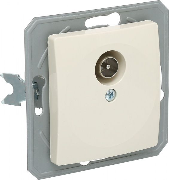 Розетка TV TEM Ekonomik TVR 0dB слонова кістка KE10IWXO-U