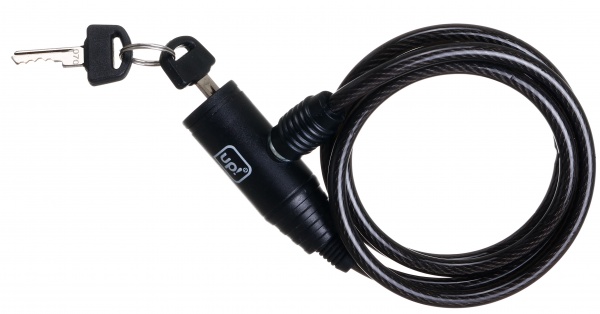 Замок велосипедний UP! (Underprice) SWL-6x1000 чорний