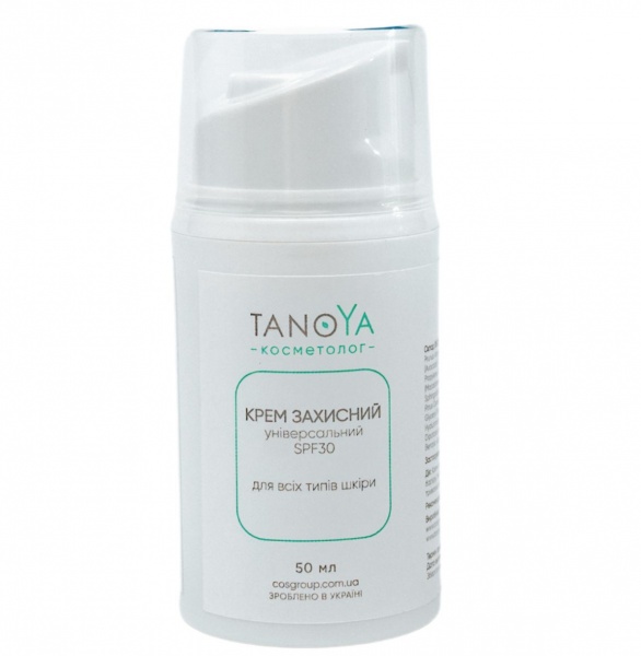Крем для лица дневной TANOYA Защитный универсальный SPF 30 50 мл