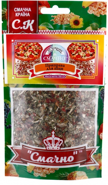 Приправа Для піци 50 г Смачно 