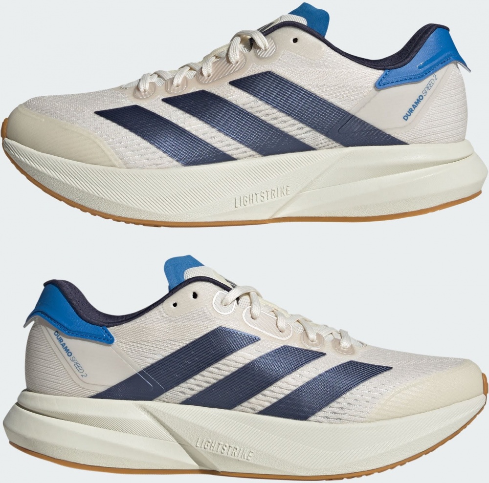 Кроссовки мужские Adidas DURAMO SPEED 2 M CWHITE/SHANAV/RAYBLU JP9223 р.44 белые