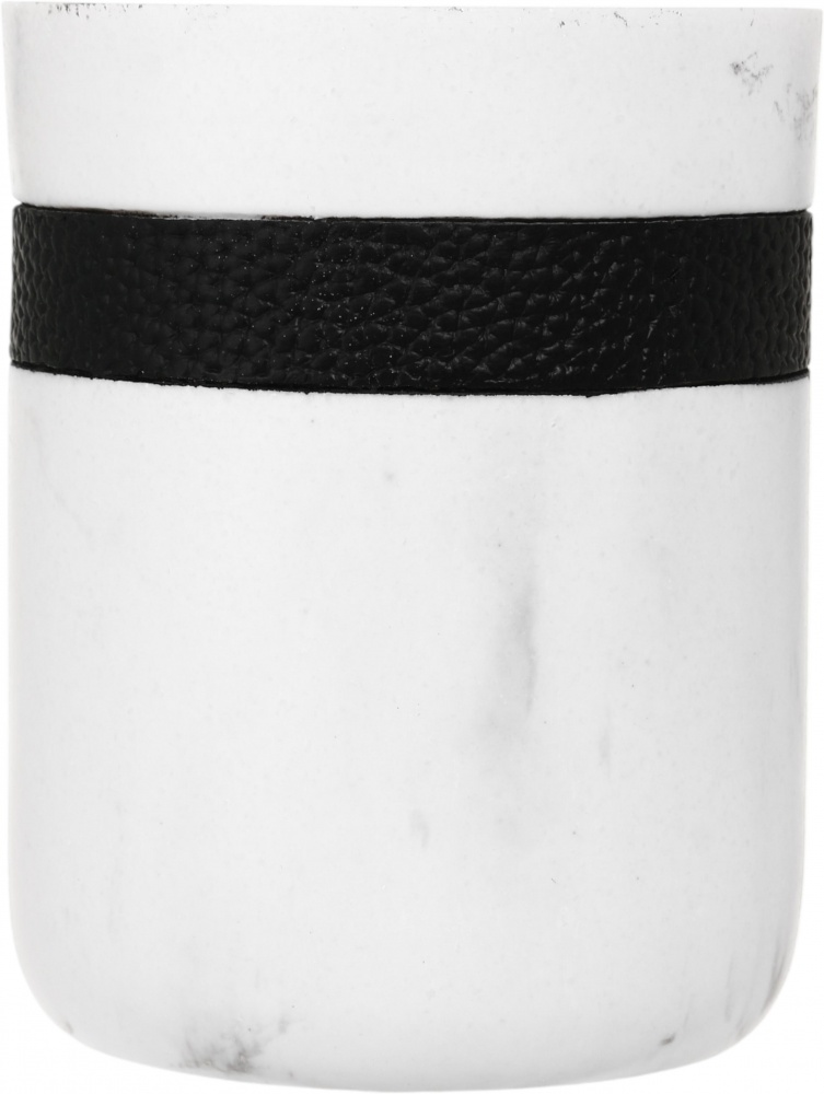 Стакан Sensio Marble 7.5x9.5 см черный с белым