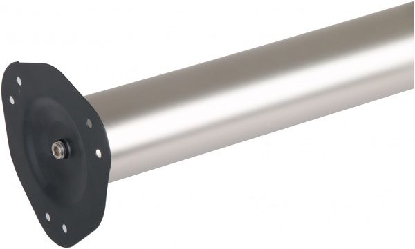 Мебельная ножка DC d60x1100 мм матовий нікель з кріпленням 