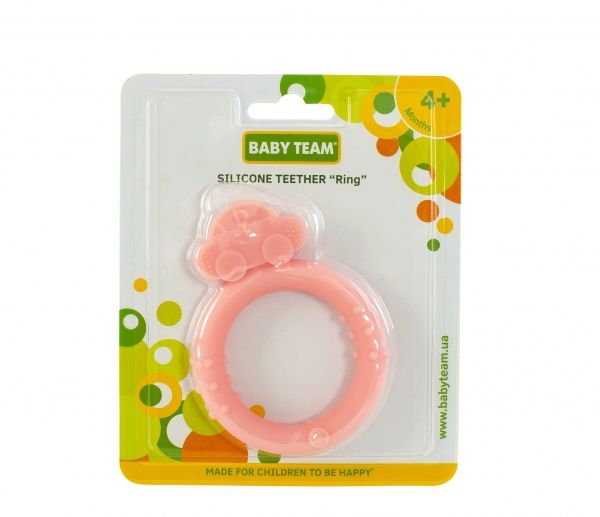 Прорізувач Baby Team силіконовий Кільце (4009)