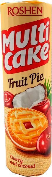 Печенье Roshen Multicake с начинкой вишня-кокос (4823077622908) 195 г 