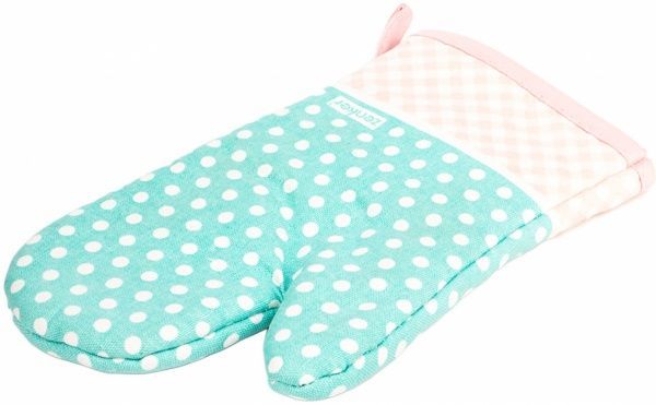 Прихватка Рукавиця в горошок 43924 бірюзовий 