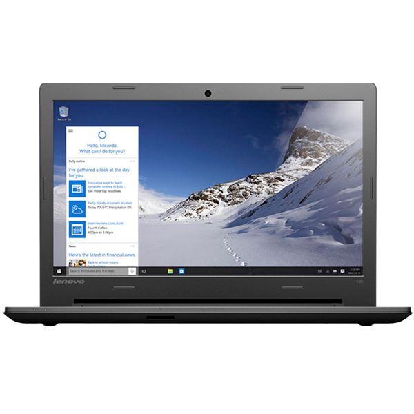 Ноутбук Lenovo IdeaPad 100-15 (80QQ00BGUA) black — фото 1