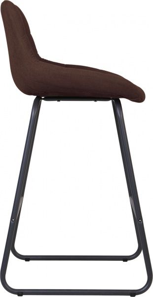 Стул барный Nowy Styl NICOLE HOKER CFS LB BLACK (BOX-2) (CH) SORO-28 коричневый 