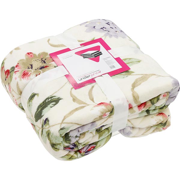 Плед мікрофібра Underprice Гортензія 200x220 см