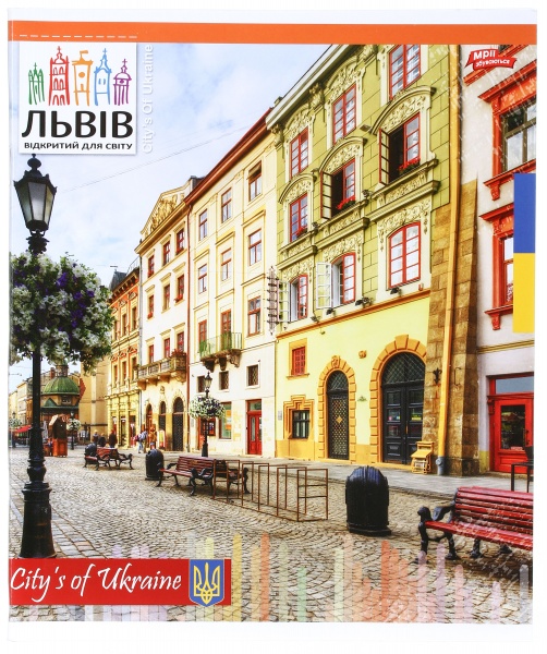 Тетрадь школьная уф-лак 48 листов в клеточку в ассортименте Мечты сбываются