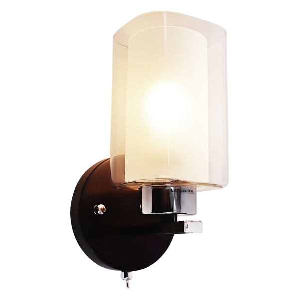 Бра Victoria Lighting 1x60 Вт E27 хром/венге Artur/AP1 wenge 