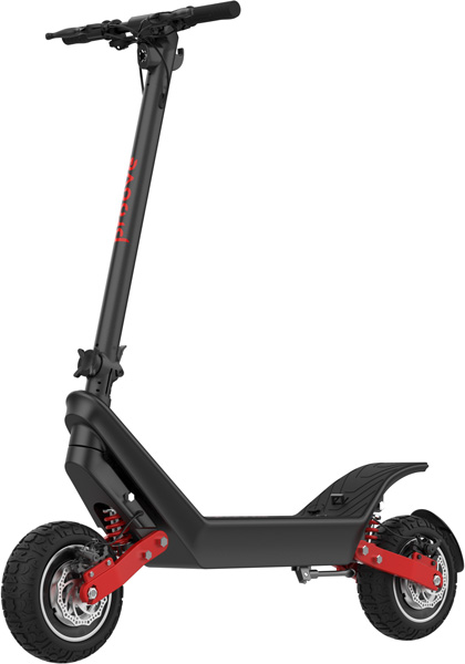 Электросамокат Proove Model Dual Sport (черно-красный)