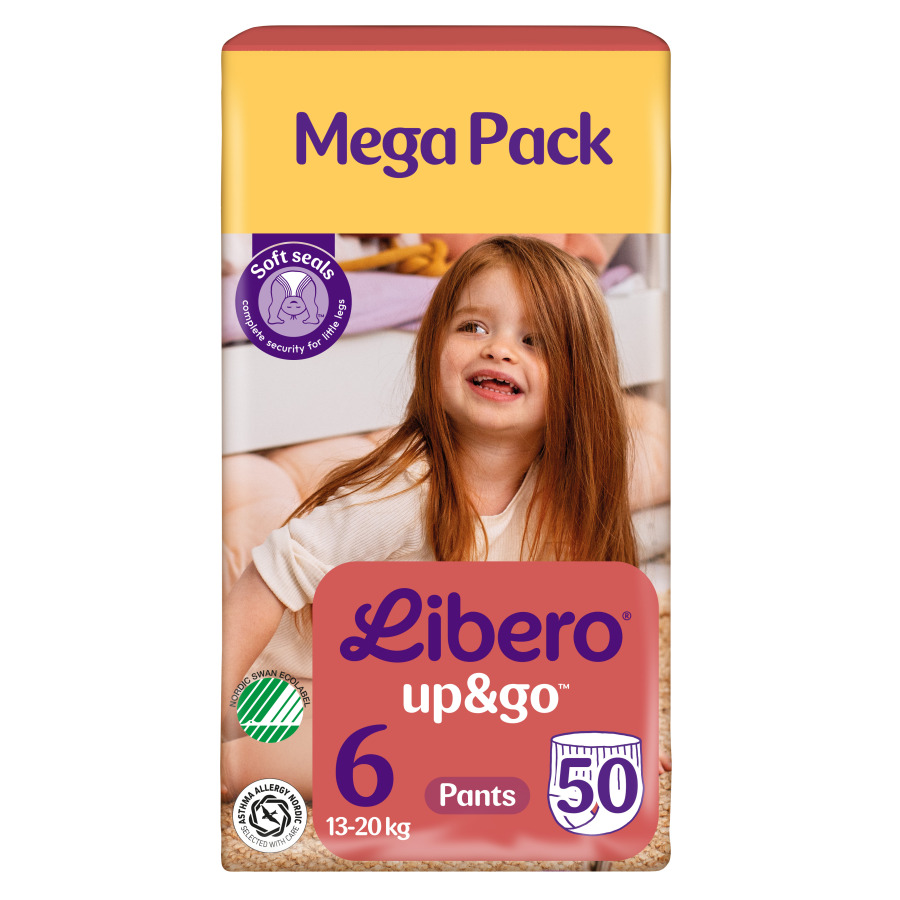 Подгузники-трусики Libero Up&Go 6 13-20 кг 50 шт.