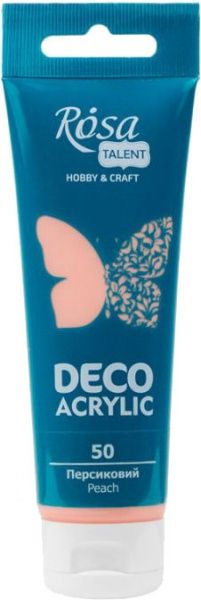 Фарба акрилова Персикова матова 322250 75 мл Rosa Talent