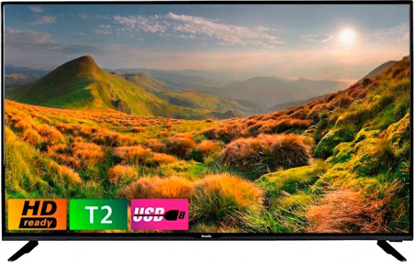 Телевизор Bravis LED-32G5000 + T2 black