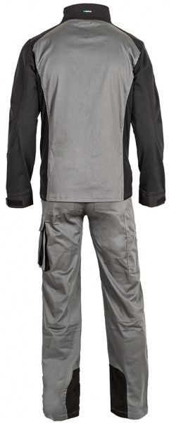 Куртка рабочая Sizam Liverpool эластичная р. XXL рост универсальный 30112 черный с серым