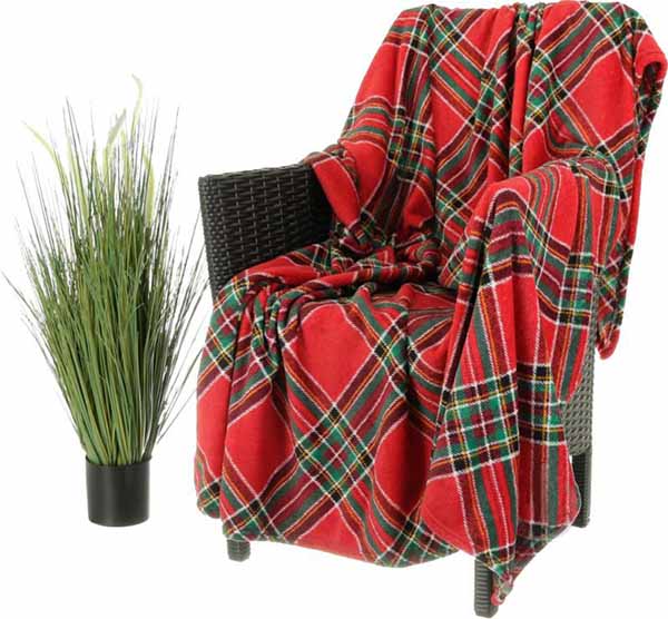 Плед Basic NY Red Squares 150x190 см в ассортименте La Nuit