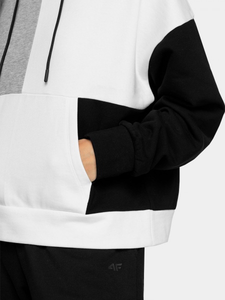 Джемпер 4F H4Z21-BLD022-10S р. S біло-сірий
