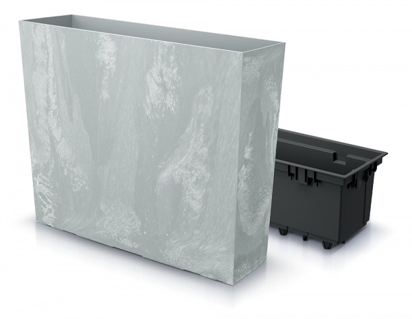 Ящик балконний PRP URBI CASE BETON EFFECT 580x180x498 мм бетон мармуровий (73577-422) 