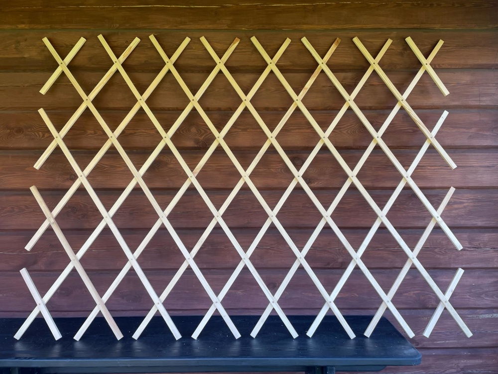 Декоративна огорожа для клумб Шпалера розсувна