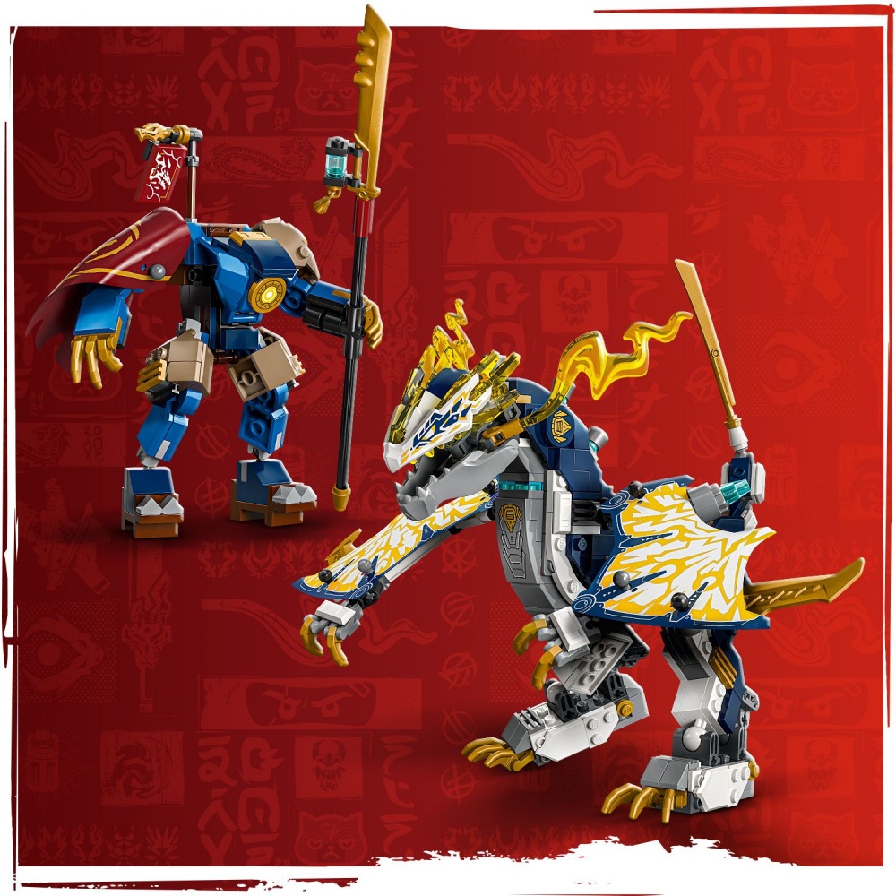 Конструктор LEGO NINJAGO Разбойник: Робот-всадник на драконе 71843