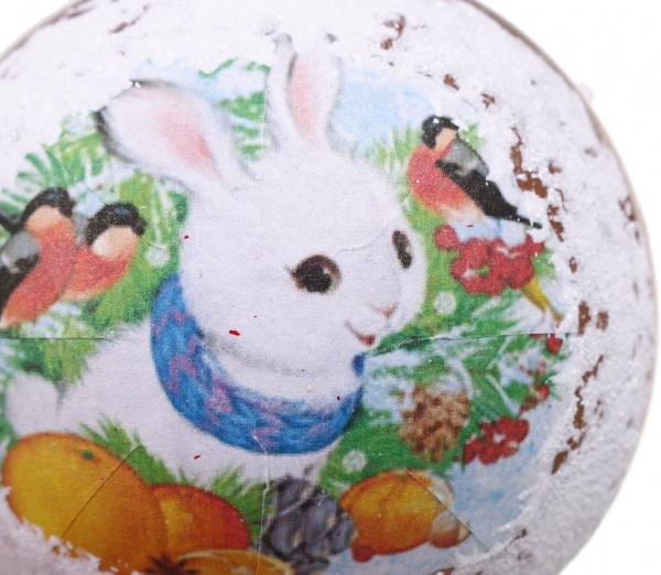 Шар новогодний Символ года-декупаж d 80 мм в ассортименте