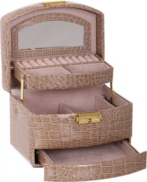 Шкатулка для украшений 2781 бежевая