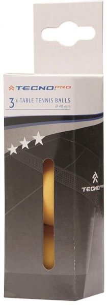 Мячи для настольного тенниса TECNOPRO 3 Star TT-Ball-3 66962-219 