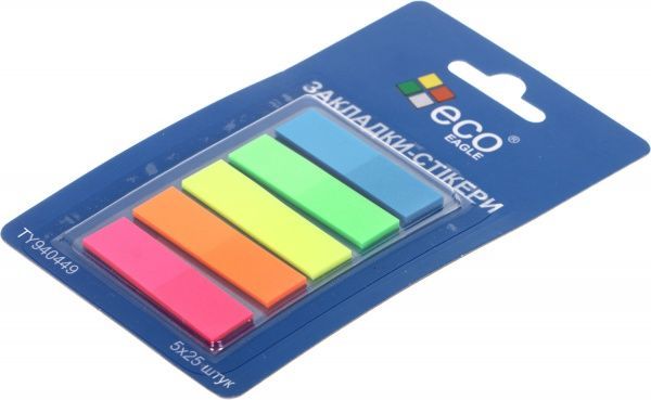 Стикер-закладка 5х25 шт. Eco-Eagle