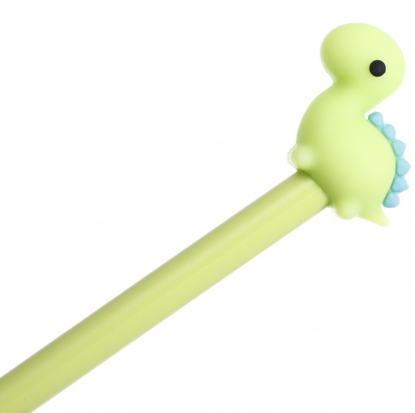 Ручка гелевая Dino зеленая 