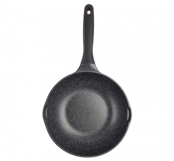 Сковорода wok WOK 28 см Kuro Induction Line 50425 Vinzer