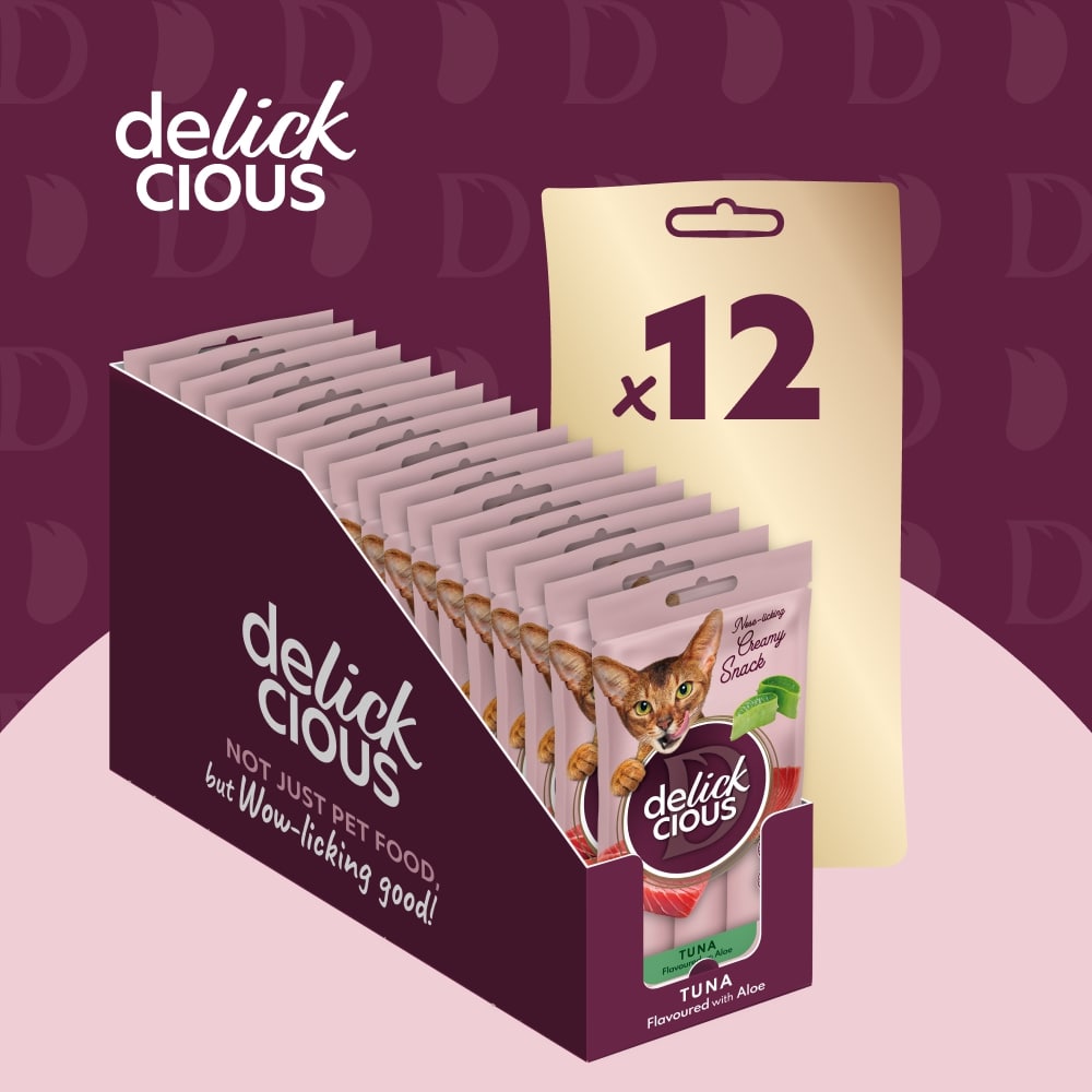 Ласощі DELICKCIOUS тунець з додаванням алое