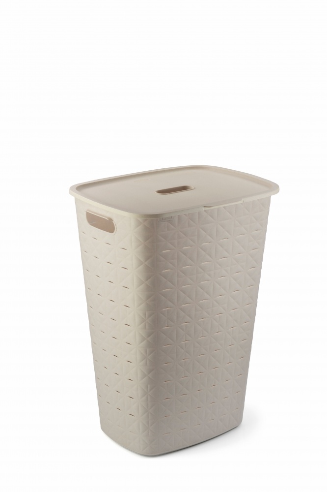 Кошик для білизни Curver Softex 56 л кремовий