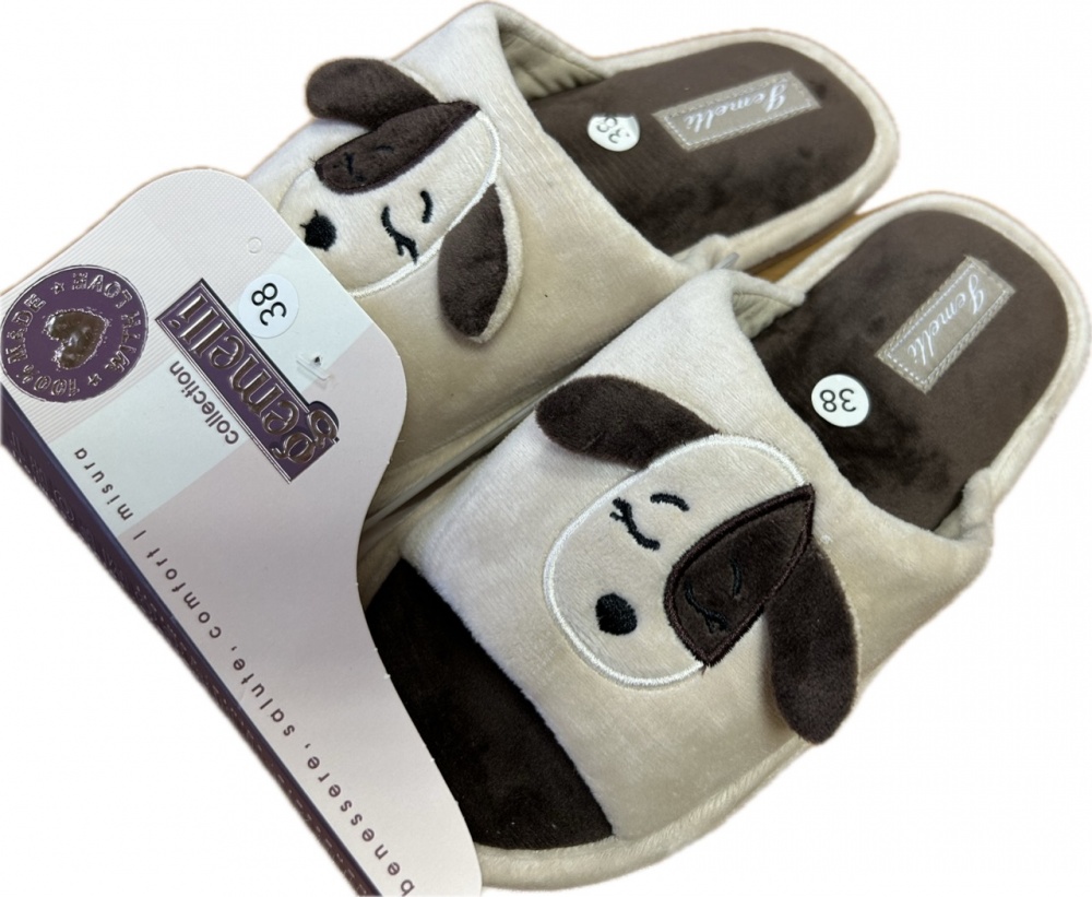 Тапки домашние Gemelli Сирко р.39 бежевый