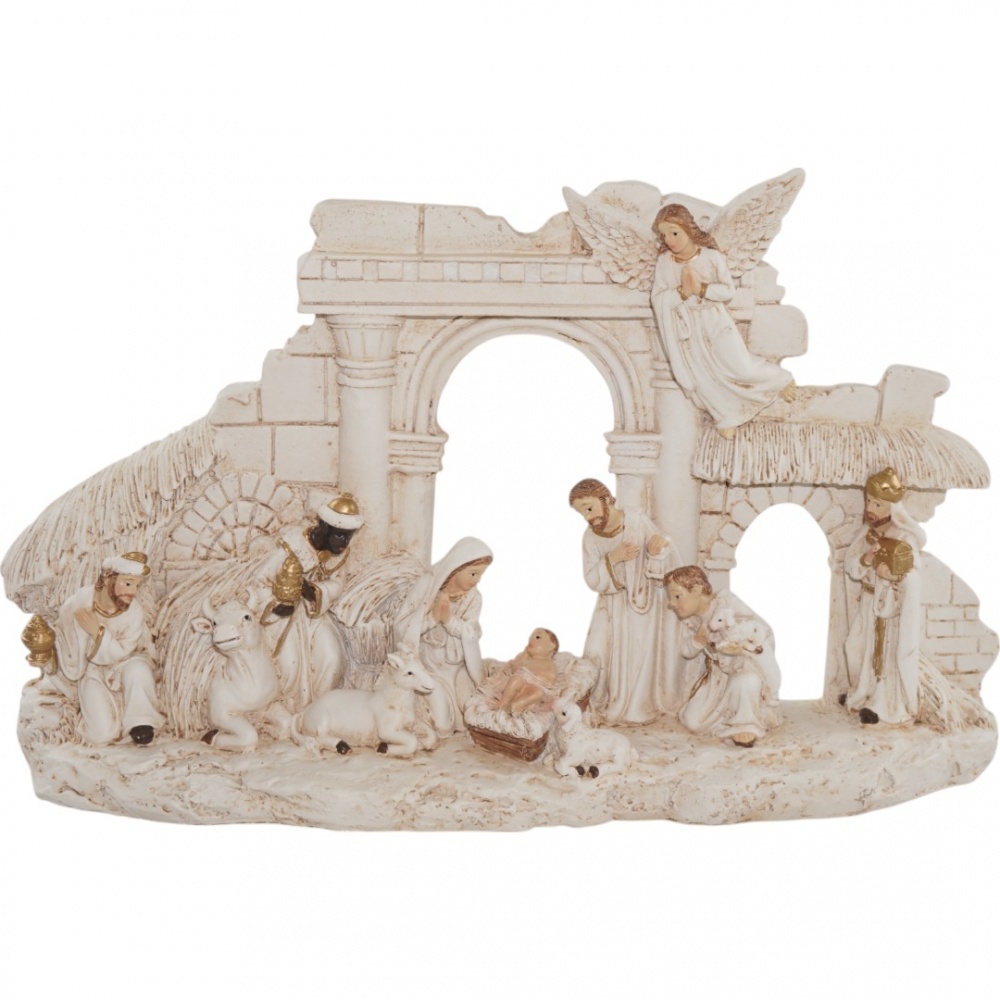 Сувенир рождественский Вертеп 31x7x19 см ZY351608-1