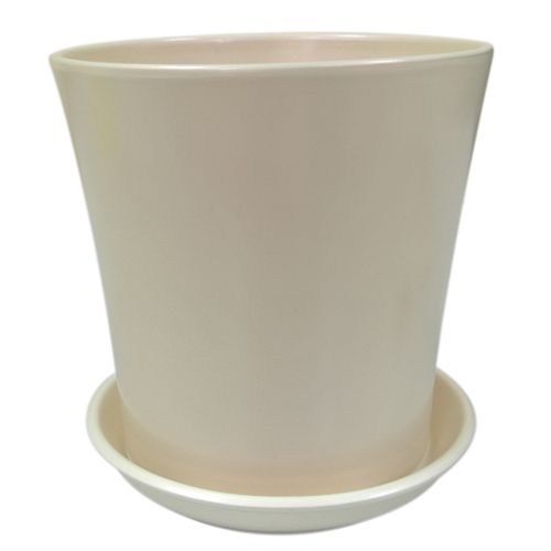 Горшок керамический Ориана-Запорожкерамика Вуаль круглый 1л хамелеон 