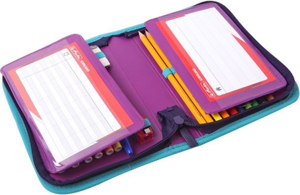 Пенал 31 предмет Dolphin 50020966 Herlitz синій