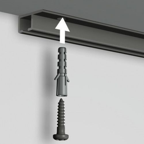 Комплект для підвішування двох картин Top Rail Комфорт 200см 30 кг/м чорний Artiteq