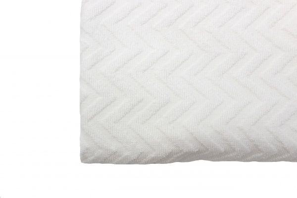 Полотенце Зигзаги Ring 50x90 см молочный Simi 