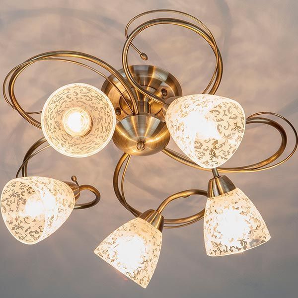 Люстра потолочная Strotskis Natalie 5x40 Вт E14 хром 30130/5 